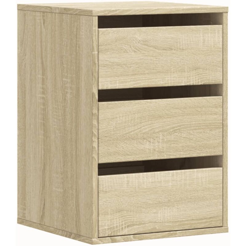 Vidaxl - Commode d'angle chêne sonoma 40x41x58 cm bois d'ingénierie