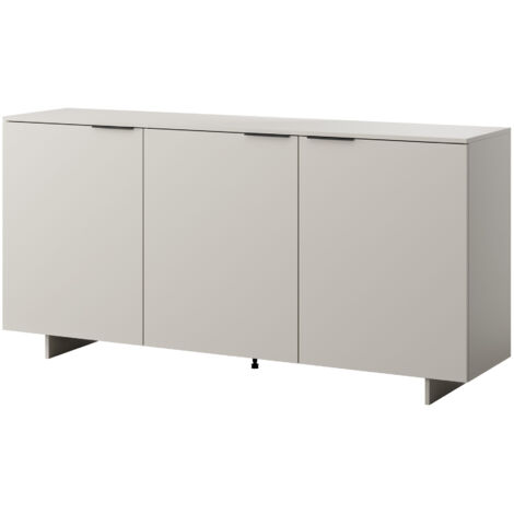 Commode de rangement Meuble universel  180x42x90cm Cachemir avec 3 portes CALIA