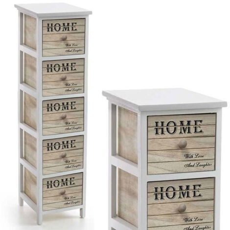 Commode décorée à la maison cm 26 x 32 x 98 h