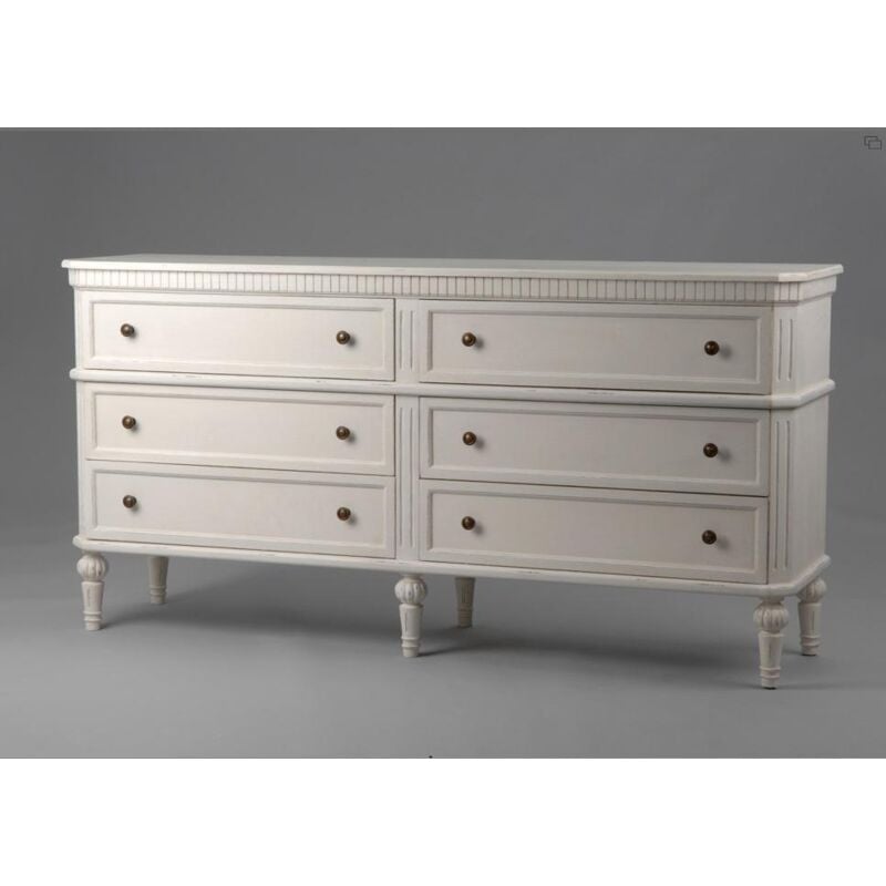 Amadeus - Commode double Léonie 6 tiroirs en kit