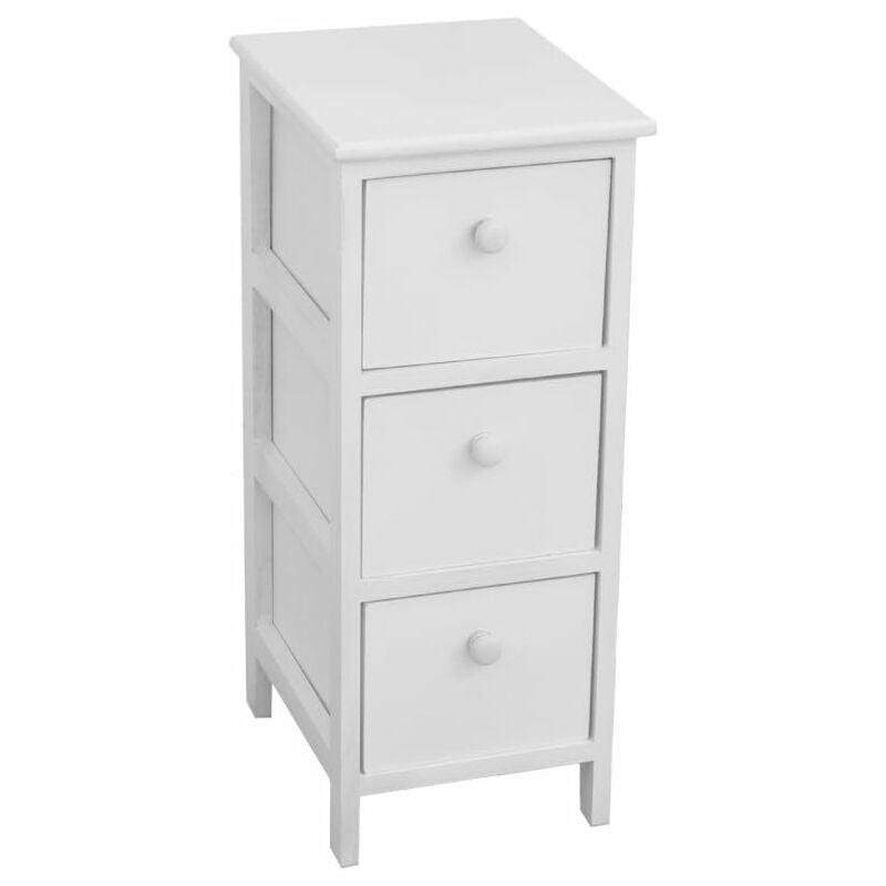 Petite commode 3 tiroirs en bois