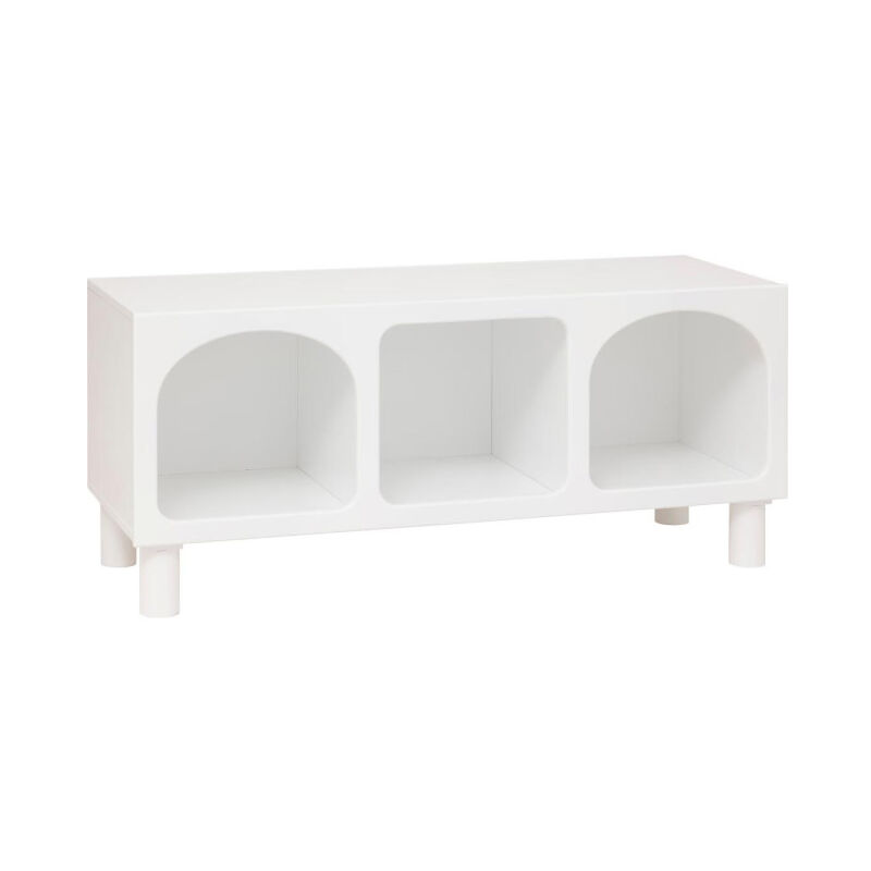 Commode Enfant 3 Niches 'Tara' 90cm Blanc