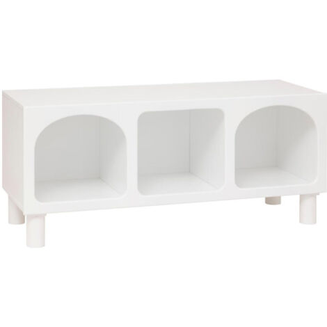 Commode Enfant 3 Niches "Tara" 90cm Blanc
