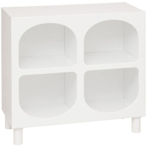 Commode Enfant 4 Niches "Tara" 76cm Blanc
