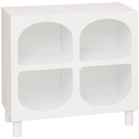 Commode enfant 4 niches Tara Blanc Atmosphera For Kids