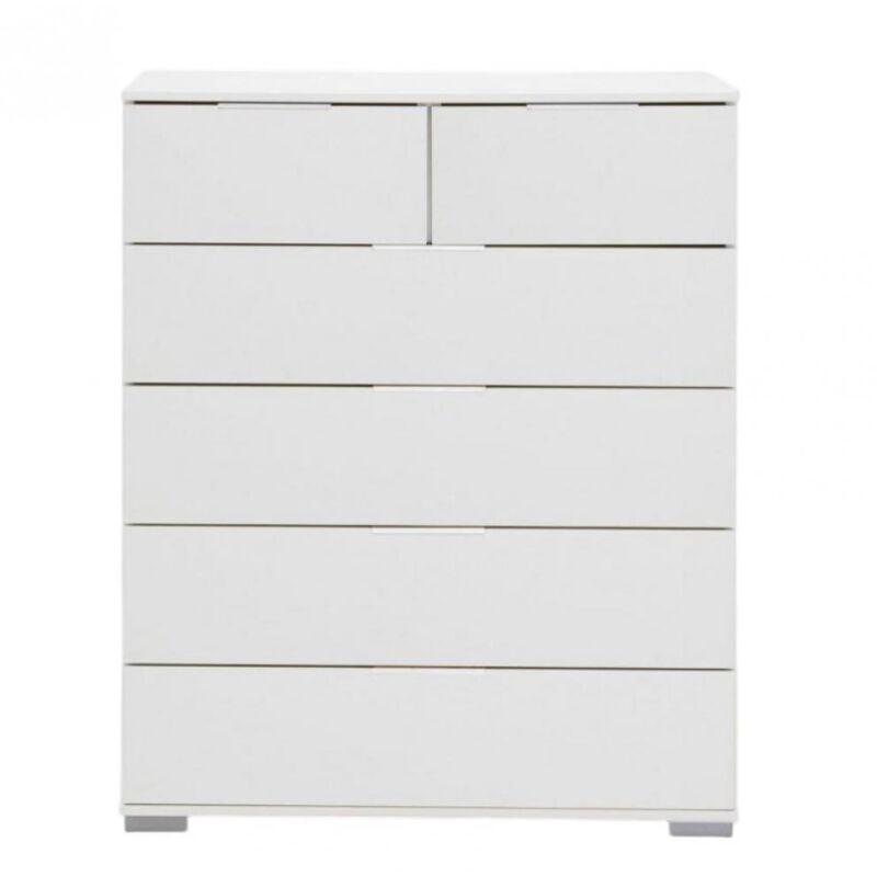 Commode ensse 6 tiroirs blanc