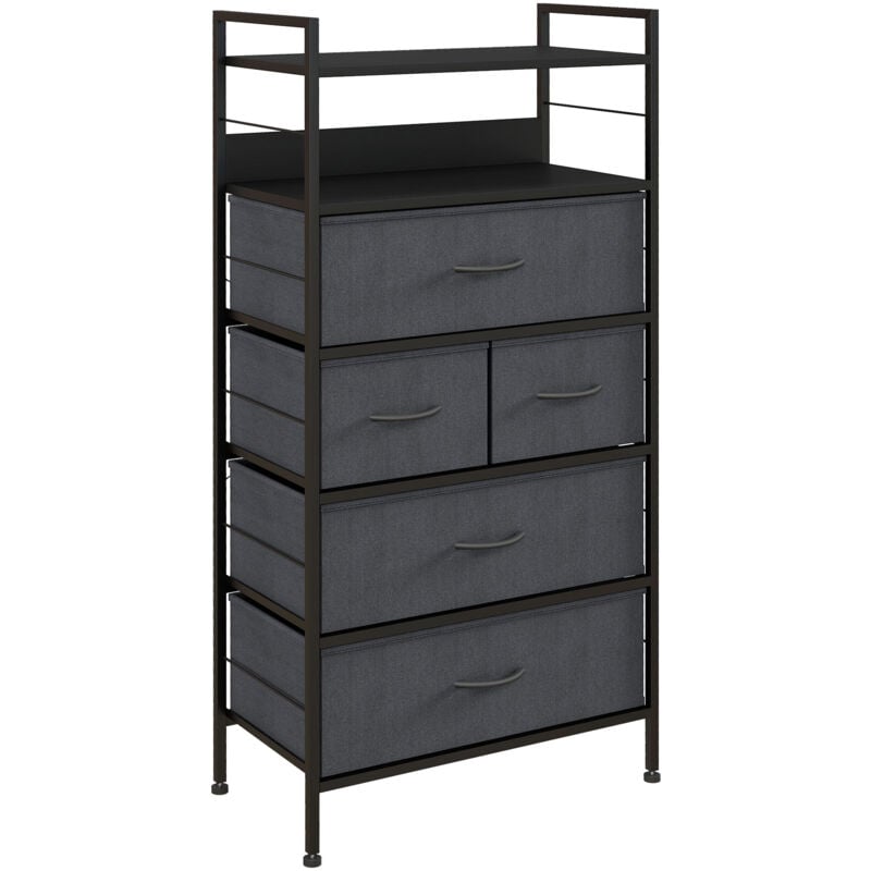 Commode étagère loki noire