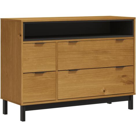 Commode FLAM 110x40x80 bois de pin massif