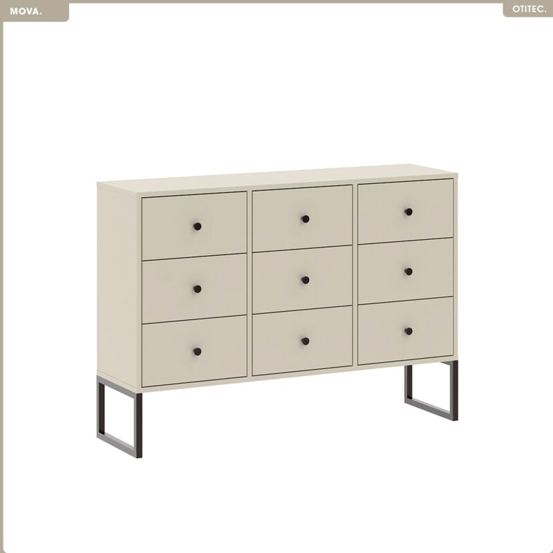 Commode - H.82 x L.115 x P.33 - mova