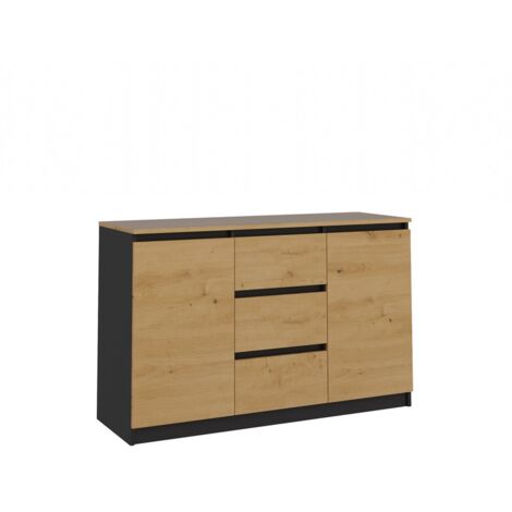 Commode Malwa 2D3S/BA ANTHRACITE ARTISAN