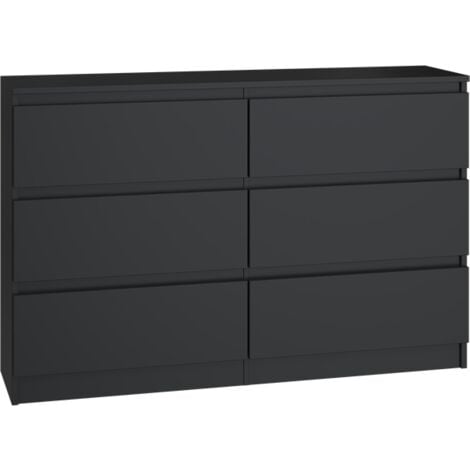 Commode Malwa M6/120, NOIR