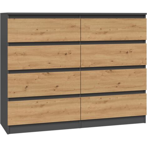 Commode Malwa M8/120 ANTHRACITE ARTISAN