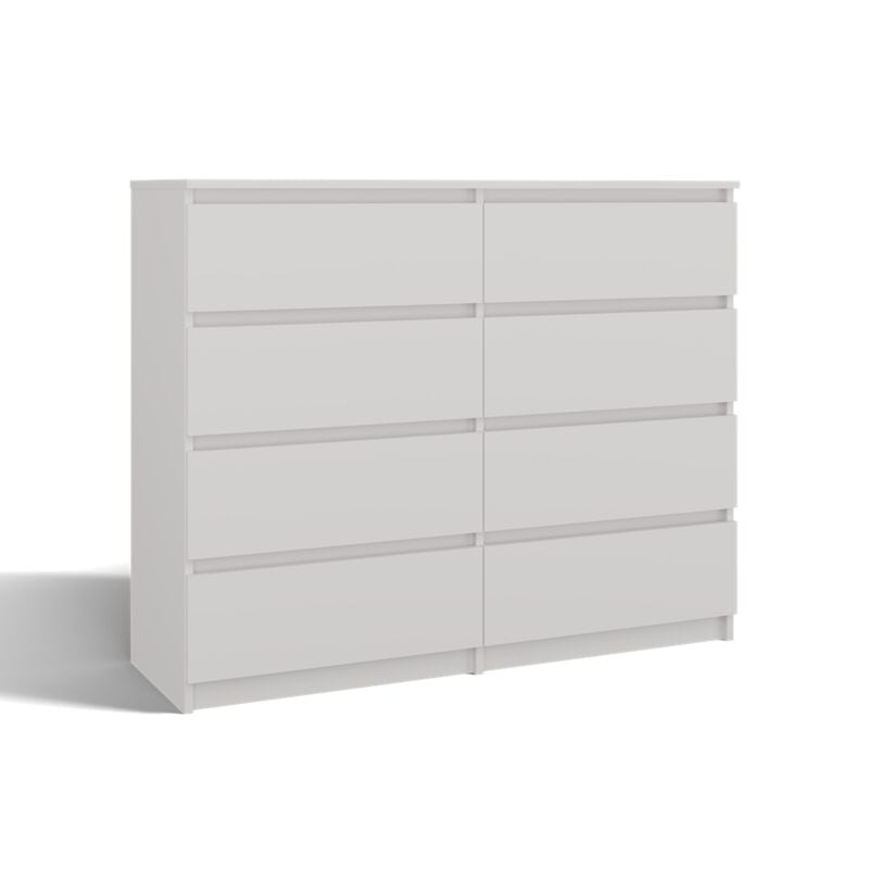 Commode Malwa M8/120, BLANC