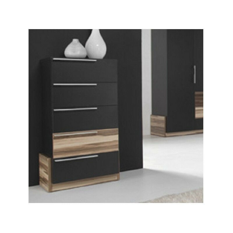 Commode merano blanc ou noir - Noir
