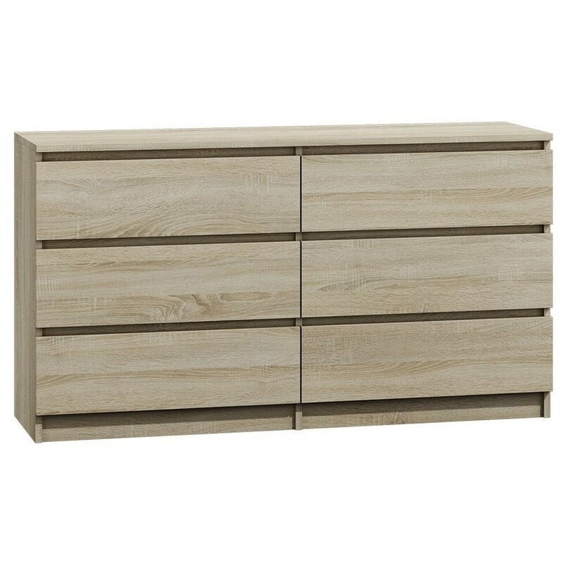 Commode Comfivo 161, Sonoma chêne, Avec tiroirs, Nombre de tiroirs: 0, 77x138x40cm