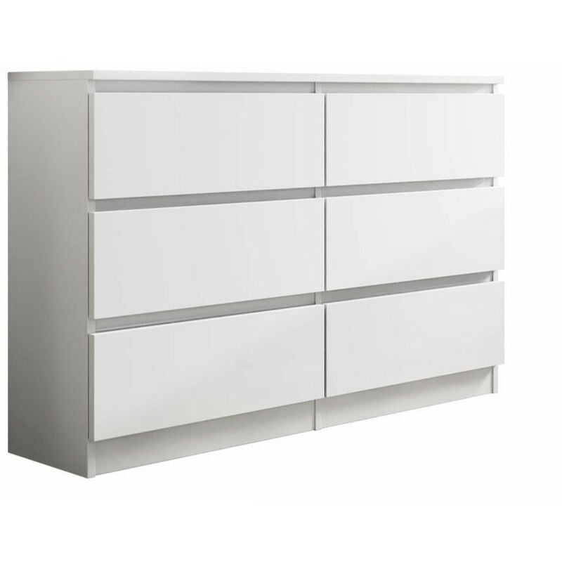 Commode Comfivo 186, Blanc, Avec tiroirs, Nombre de tiroirs: 0, 77x120x30cm