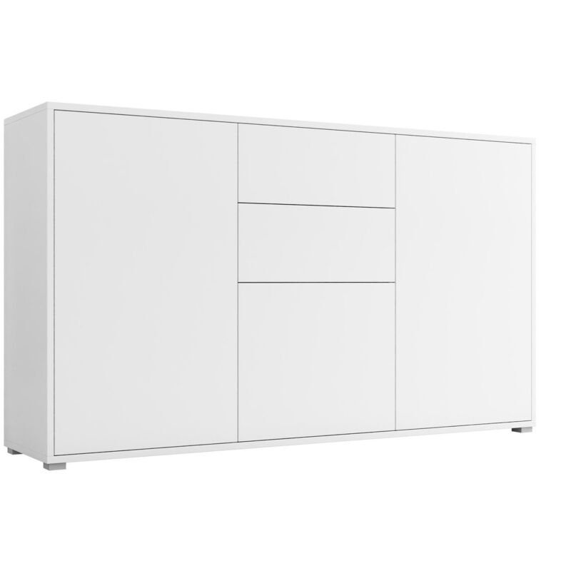 Commode Comfivo Fersoe 100, Blanc, Avec tiroirs et portes, Nombre de tiroirs: 0, 93x141x41cm