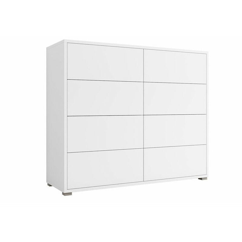 Commode Comfivo Fersoe 104, Blanc, Avec tiroirs, Nombre de tiroirs: 0, 93x120x41cm
