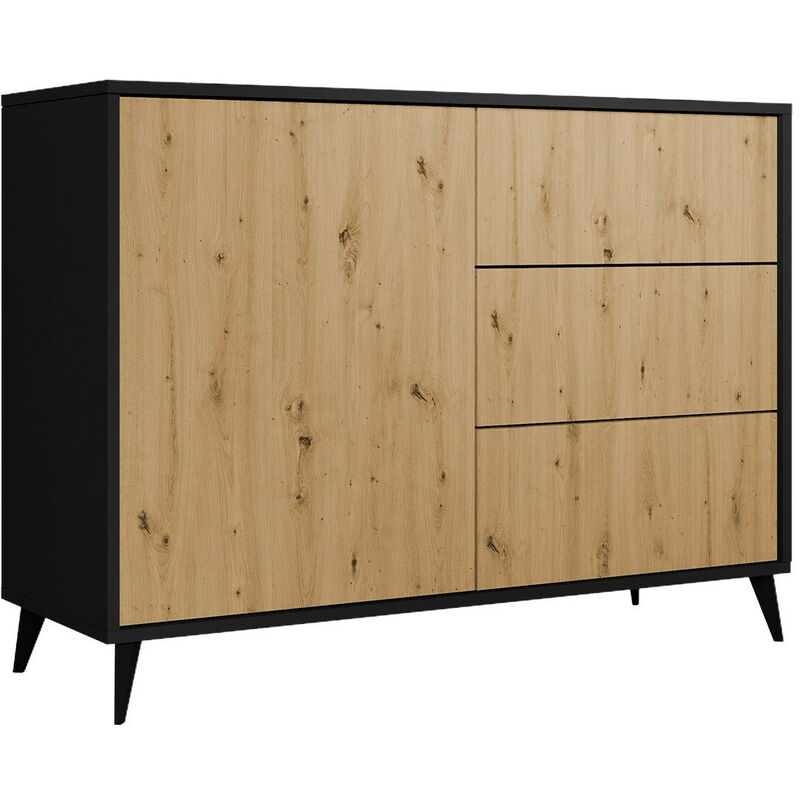 Mobilier1 - Commode Comfivo Lomcali 100 , Avec tiroirs et portes, Nombre de tiroirs: 0, 90x120x40cm