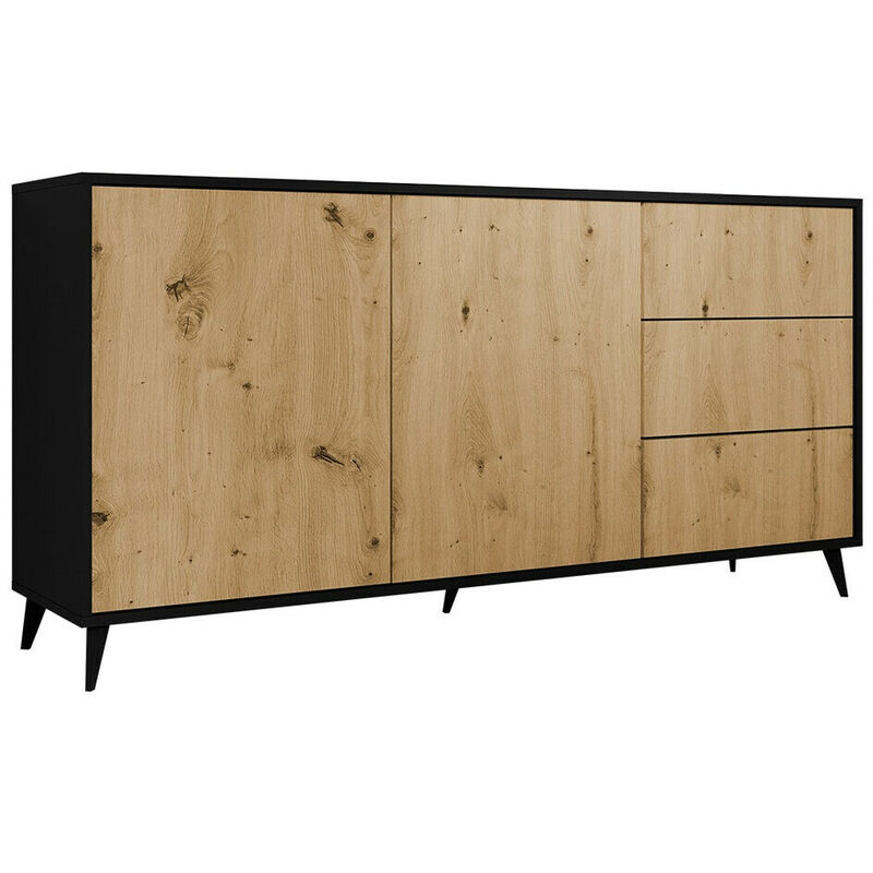 Commode Comfivo Lomcali 101 , Avec tiroirs et portes, Nombre de tiroirs: 0, 90x179x40cm