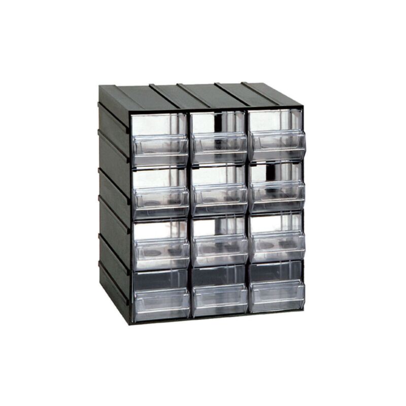 Artplast - commode mod 511T avec 12 tiroirs transparents mm 192x148x230h pour petites piA ces