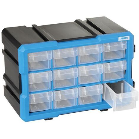 Commode modulable avec 12 tiroirs extractibles pour atelier