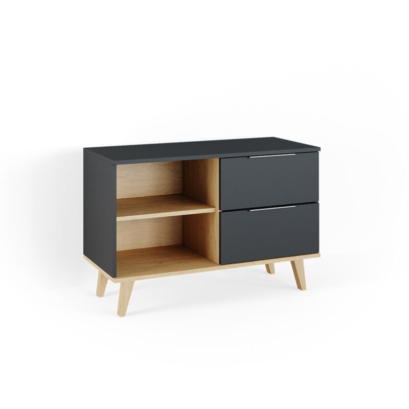 Commode avec tiroirs Nautica, Anthracite, 90 x 61 cm, Vicco