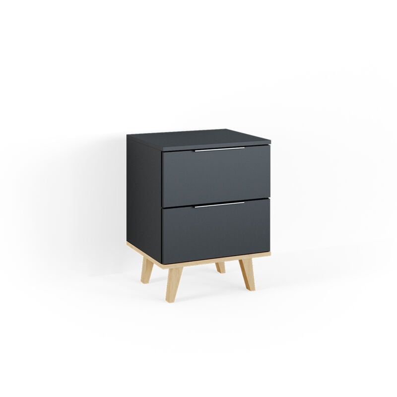 Commode avec tiroirs Nautica, Anthracite, 45.9 x 60.6 cm Vicco