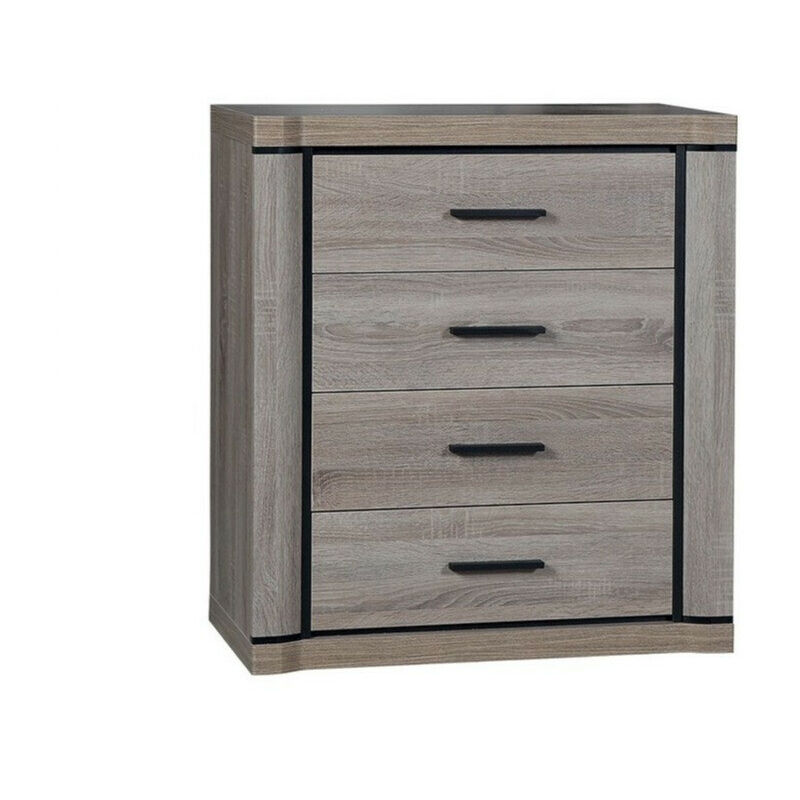 Commode Lorelie 103, Truffe chêne, Avec tiroirs, Nombre de tiroirs: 0, 91x81x44cm