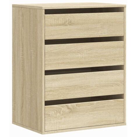 Commode，Armoire de rangement d'angle chêne sonoma 60x41x76 cm bois d'ingénierie CFW96850