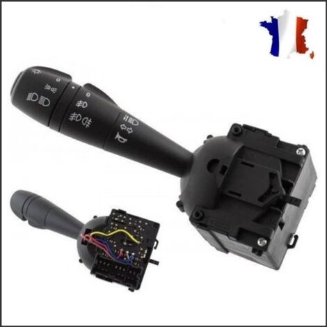 Commodo gauche commande de clignotants klaxon pour Dacia Duster, Lodgy, Dokker, Logan, Sandero