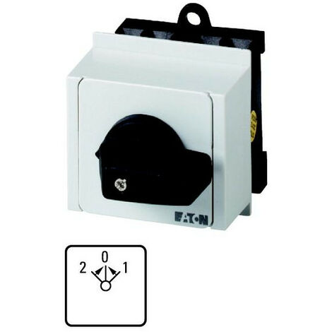 Commut. cont.: 6 retour en position 1 et 2 20A à rappel encastré IVS 000079198 EATON T0-3-15394/IVS