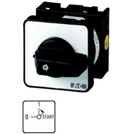 Commut. Marche-Arrêt cont.: 2 20A à acc.,encastré fix. centrale 000022248 EATON T0-1-15511/EZ