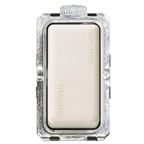 Commutateur 1P 16AX 250V ac - blanc Bticino Magic 5003