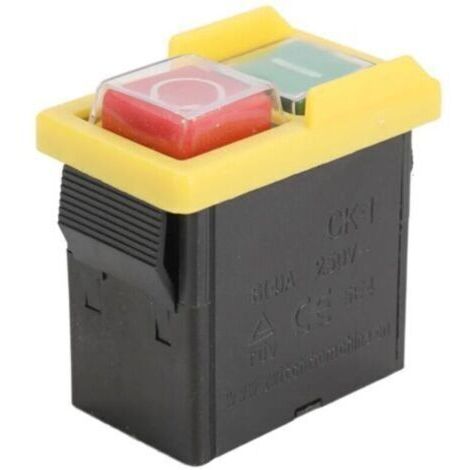 Commutateur, 250 tension universel CK1/250 V interrupteur de sécurité étanche à la poussière interrupteur meuleuse interrupteur électromagnétique