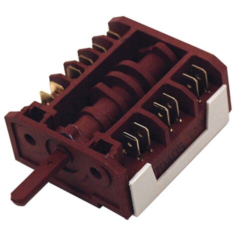 Commutateur (299520-31417) (3890775020) Four, cuisinière FAURE, ATAG, ZANUSSI, PROGRESS, REX