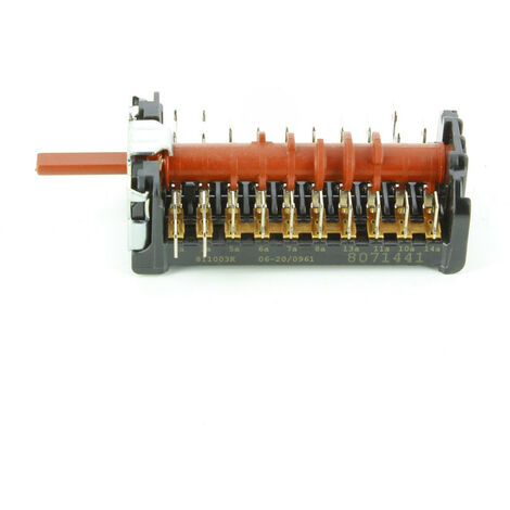 Commutateur 811003K 36051185 pour Cuisinière AMICA, ESSENTIEL B, FAGOR, FAR, PROLINE, THOMSON, VALBERG , CUIS MIXTE ESSENTIELB ECM502B, CUIS MIXTE ESSENTIELB ECM502I, CUIS MIXTE ESSENTIELB ECM602B, CU