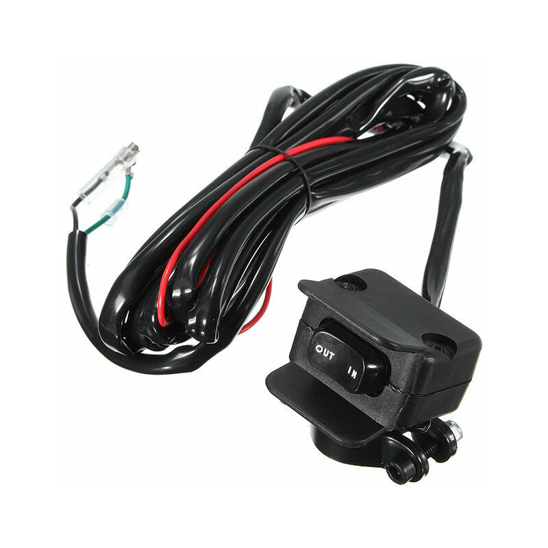 Start - Commutateur à bascule pour treuil 12 v avec support de montage et kit de ligne de commande pour atv utv Treuil électrique