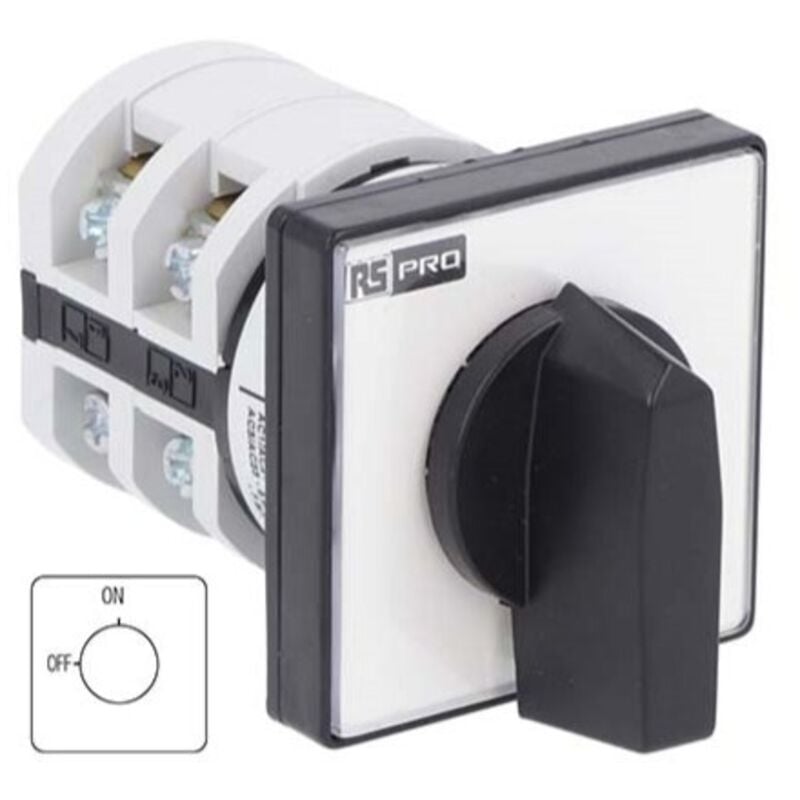 Rs Pro - Commutateur à cames, 2 positions , 3 pôles, 20A ( Prix pour 1 )