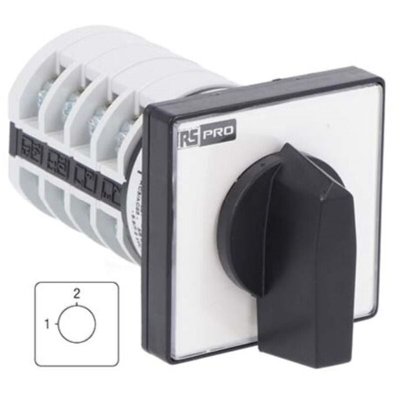 Rs Pro - Commutateur à cames, 2 positions , 4 pôles, 20A ( Prix pour 1 )