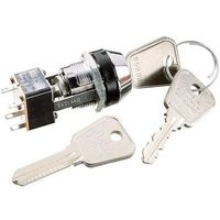 COMMUTATEUR À CLÉ LORLIN MSL-8610A 250 V/AC 4 A 2 X OFF/ON 1 X 90 ° 1 PC(S)