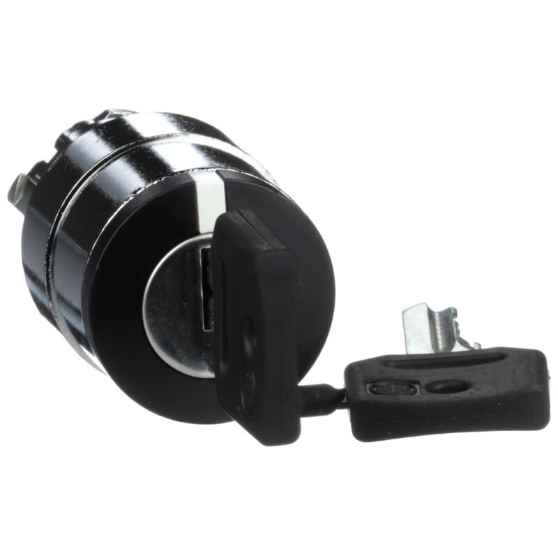 Harmony tête de bt-tournant à clé - 2 positions - Ø22 -noir - Ronis 455 - ZB4BG2