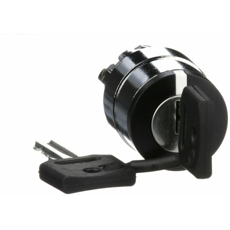 Harmony tête de bt-tournant à clé - 2 positions - Ø22 - noir - Ronis 455 - ZB4BG4