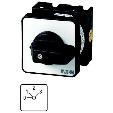 commutateur à gradin Contacts: 4 20A 0-3 45° à accrochage encastré 000011798 EATON T0-2-8316/E