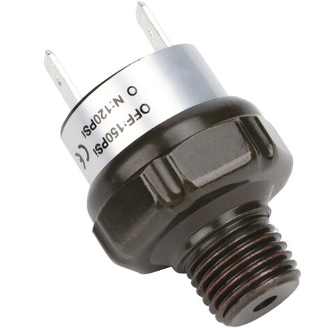 Commutateur automatique de commutateur de compresseur d'air de voiture, opération facile de contrôle de pression de 1/4" NPT pour.