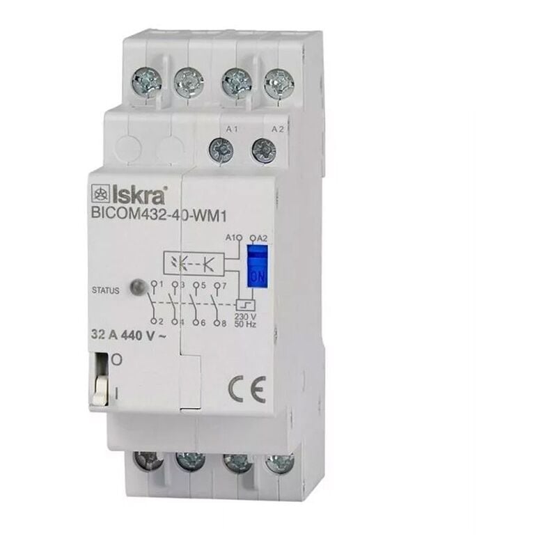 Iskra - Interrupteur bistable 32a pour smart meter - BICOM432-40-WM1