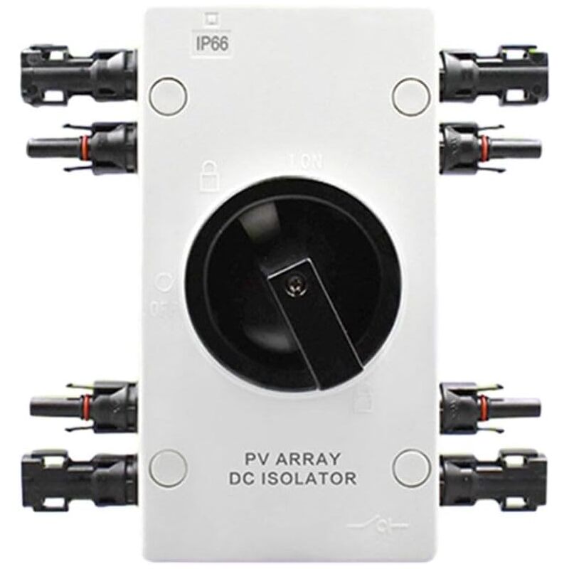 Commutateur CC Solaire photovoltaïque, commutateur CC Solaire photovoltaïque, disjoncteur Miniature étanche IP66 32A 1000V 4P DC