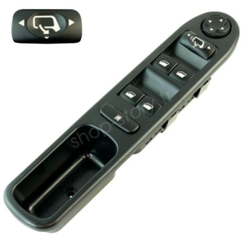 Shop-story - Commutateur Commande Lève Vitre Avant Gauche 207+ et 207 - 5 portes