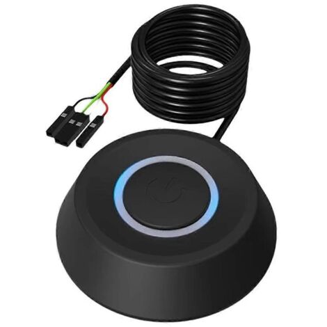 Commutateur d'alimentation externe pour carte mère de PC de bureau 1,8 m A--