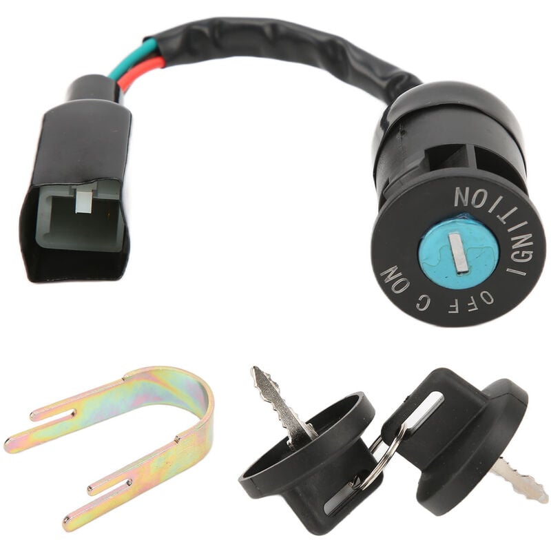 Prenfle - Jeffergarden Commutateur D'allumage avec 2 Clés 0453417 Remplacement pour Polaris Sportsman 90 Predator 90 Outlaw 90 Commutateur D'allumage